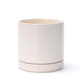 Minimal Ceramic Planter with Saucer